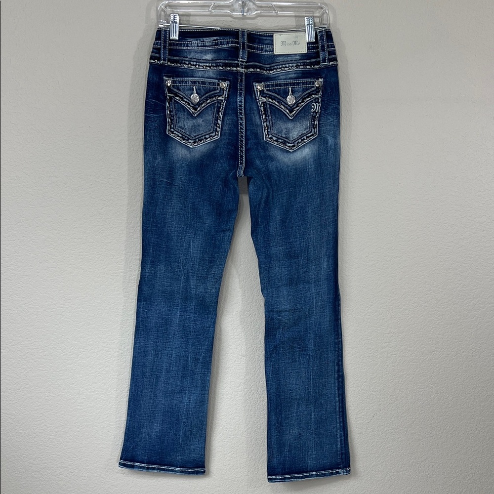 Miss Me Dark Blue Boot Cut Jeans - Picture 2 of 14